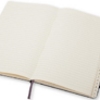 Moleskine - adresář - linkovaný, černý L