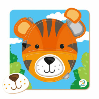 Dodo Puzzle Tygr 5 dílků - neuveden