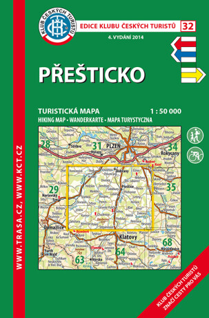 Přešticko /KČT 32 1:50T Turistická mapa - neuveden
