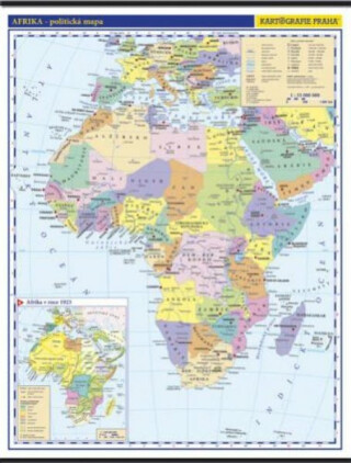 Afrika - školní nástěnná politická nástěnná mapa,1:10 mil./96x126,5 cm - neuveden