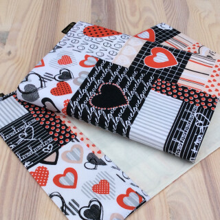 Obal na knihu - Srdce Love (UNI-XS) - 
