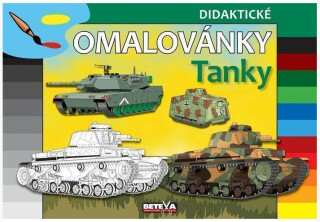 Tanky - didaktické omalovánky - neuveden