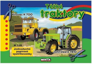 Těžké traktory - vystřihovánky - neuveden
